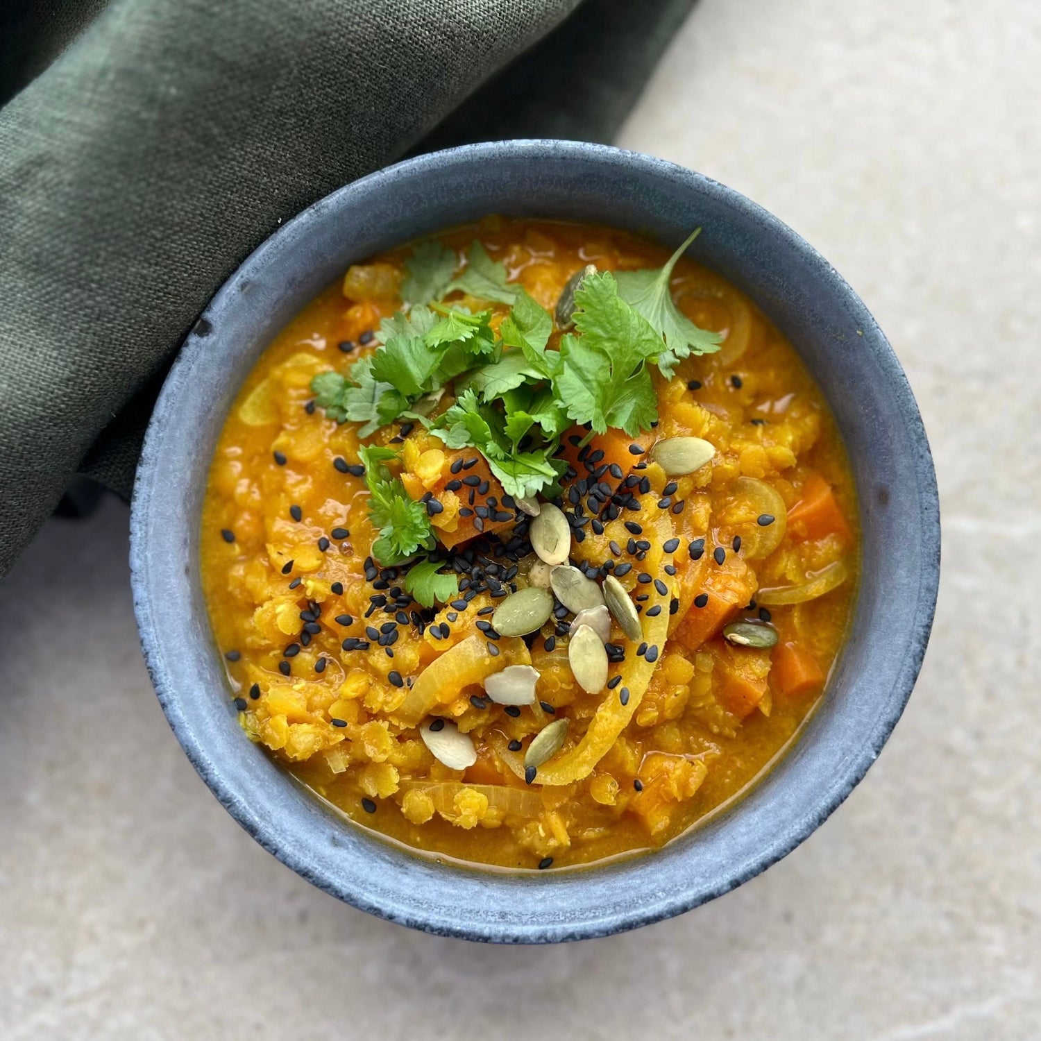 Linsegryde lavet på høkasse fra Ecoinvent | Linsegryde med karry og kokos