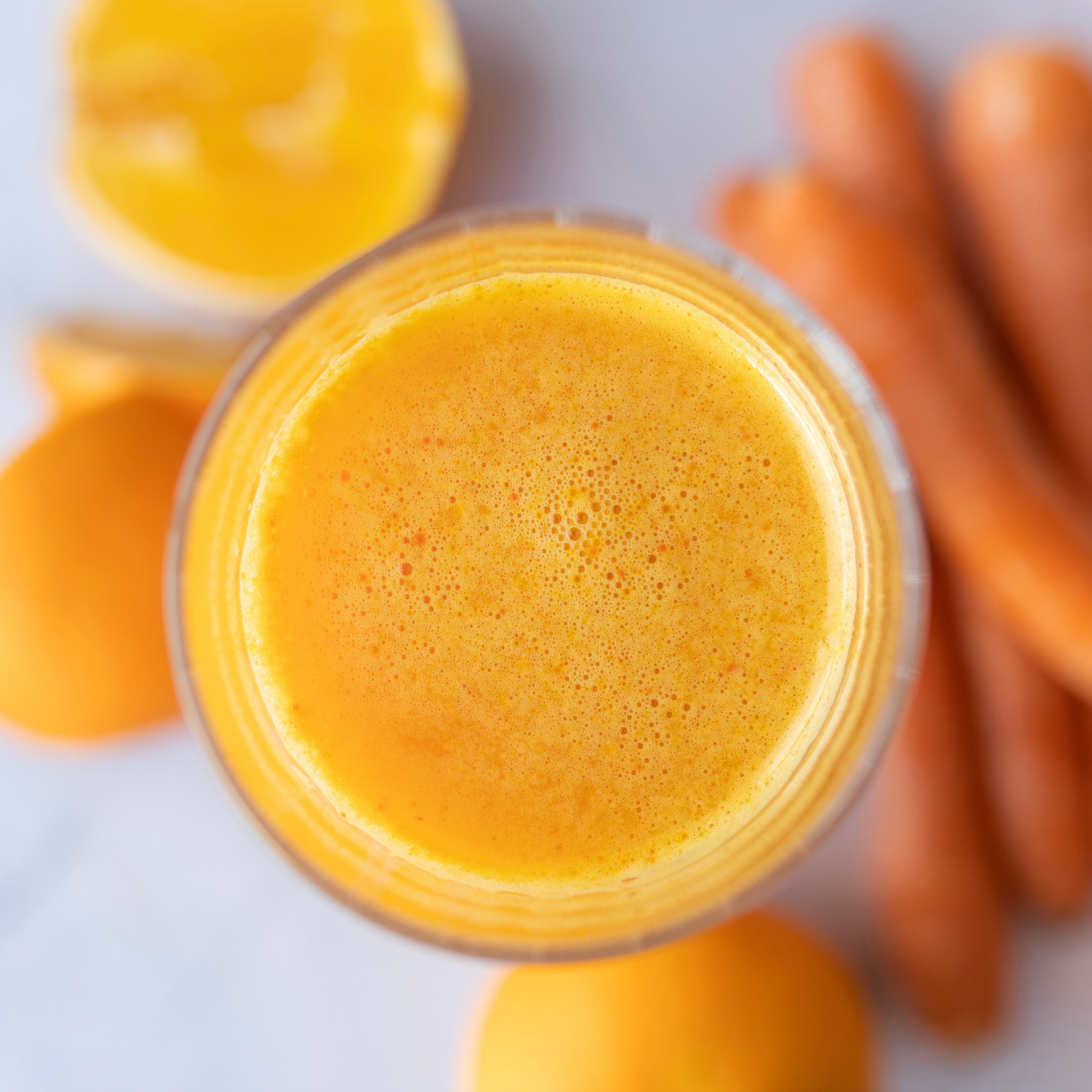 Juice med solfaktor gulerod