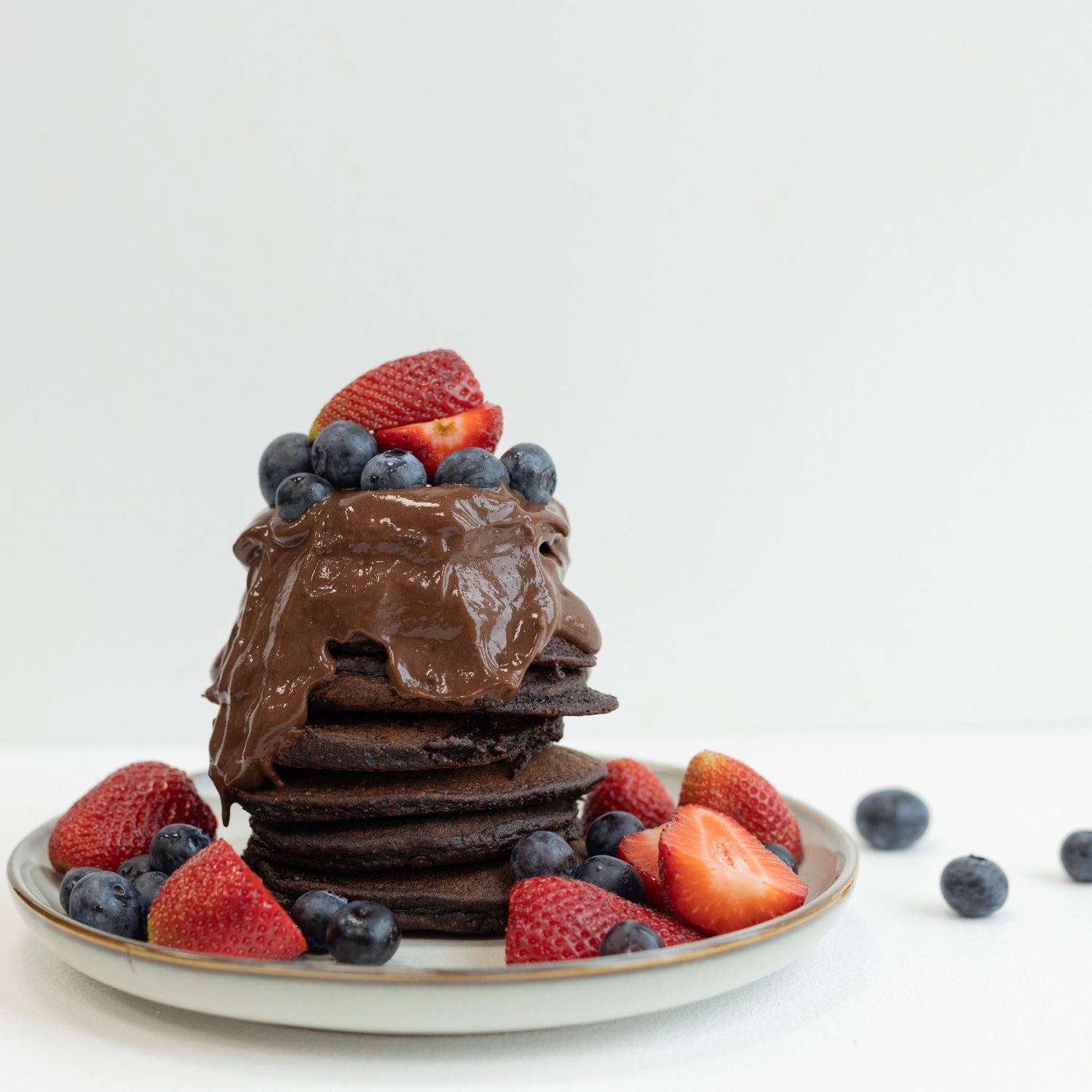 Chokopandekager | Pandekager med banan og kakao