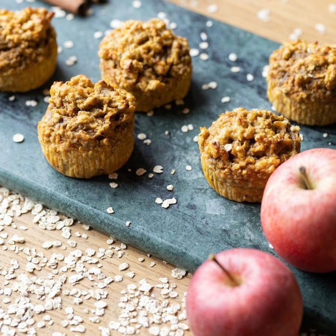 Puffins med juicepulp | Muffins med juicepulp af squash og gulerødder