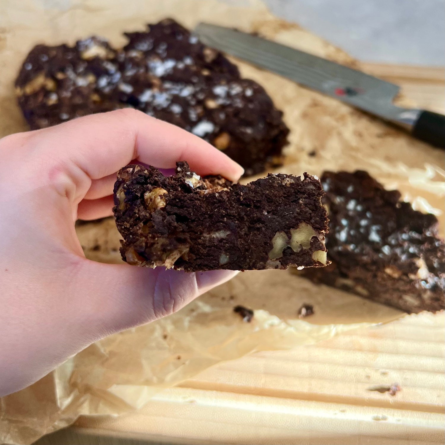 Brownie med 4 ingredienser | Vegansk brownie