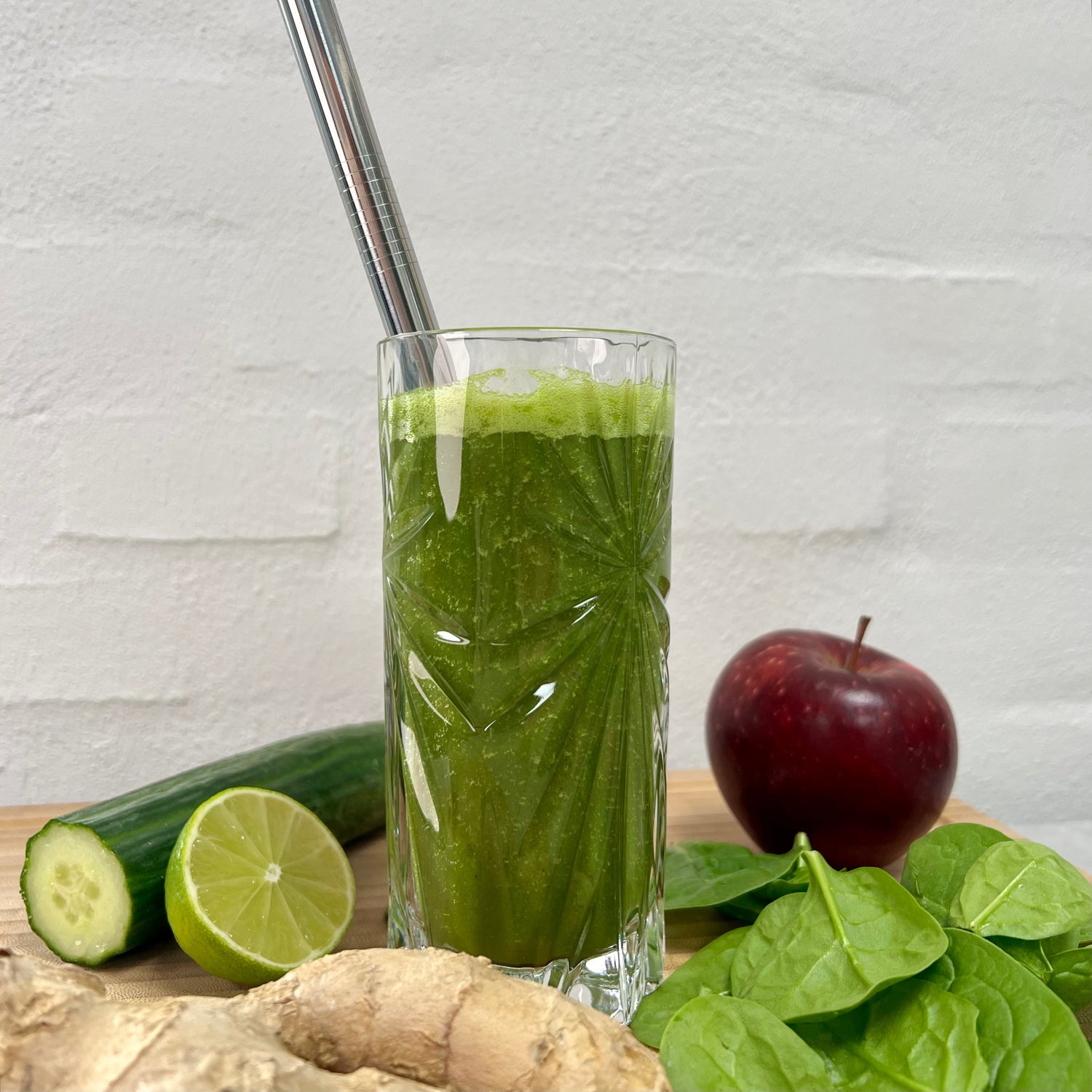 Green cucumber | Smoothie med agurk, spinat og lime