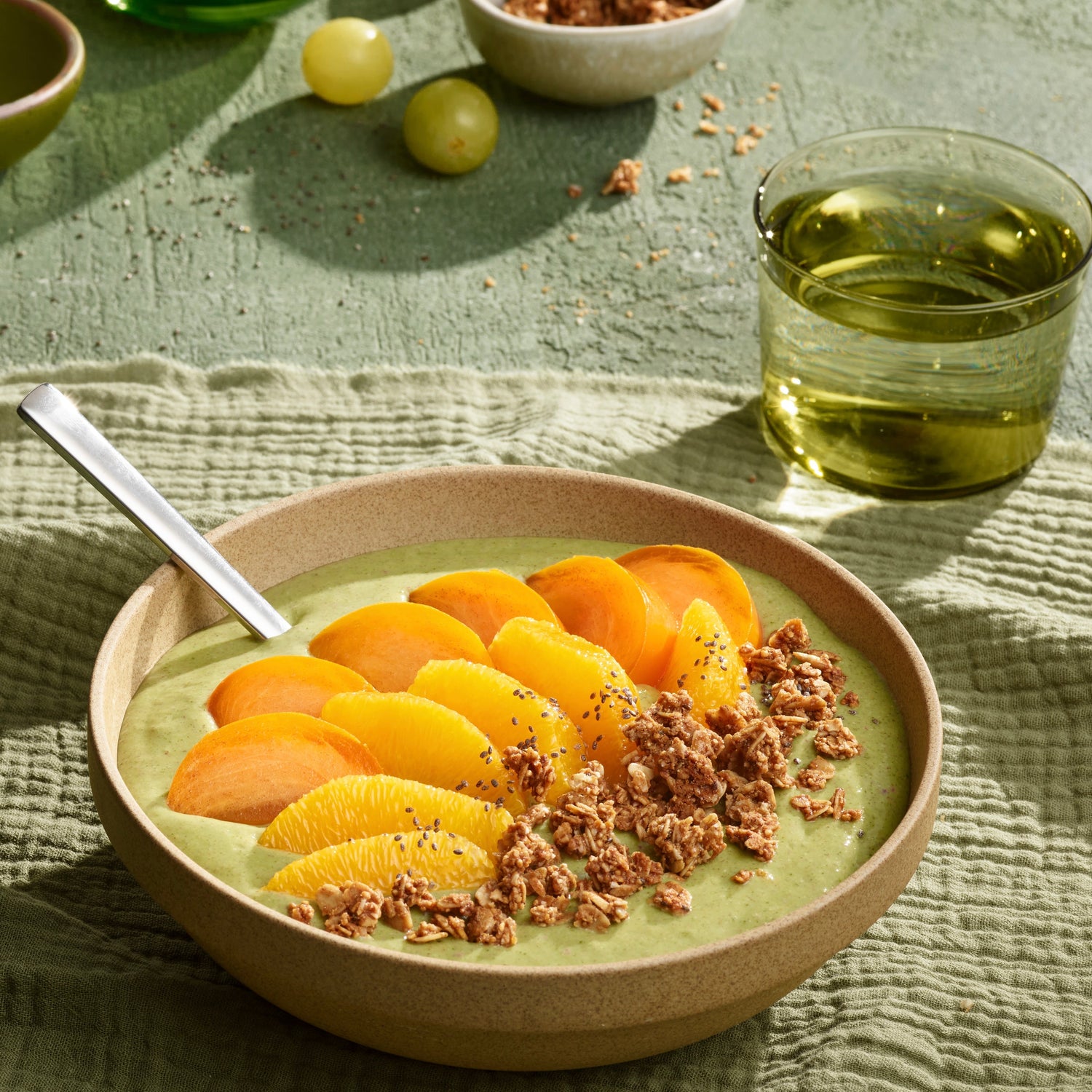 Grønkålssmoothiebowl | Bowl med kål og æble