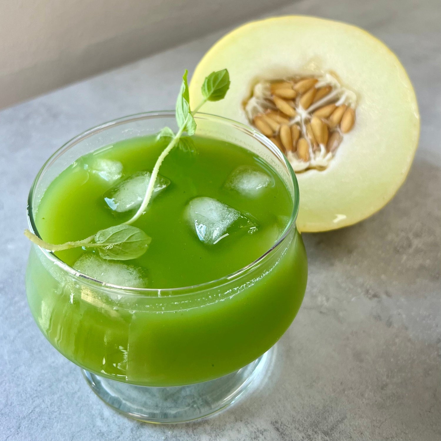 Honeydew juice | Juice med honningmelon og mynte
