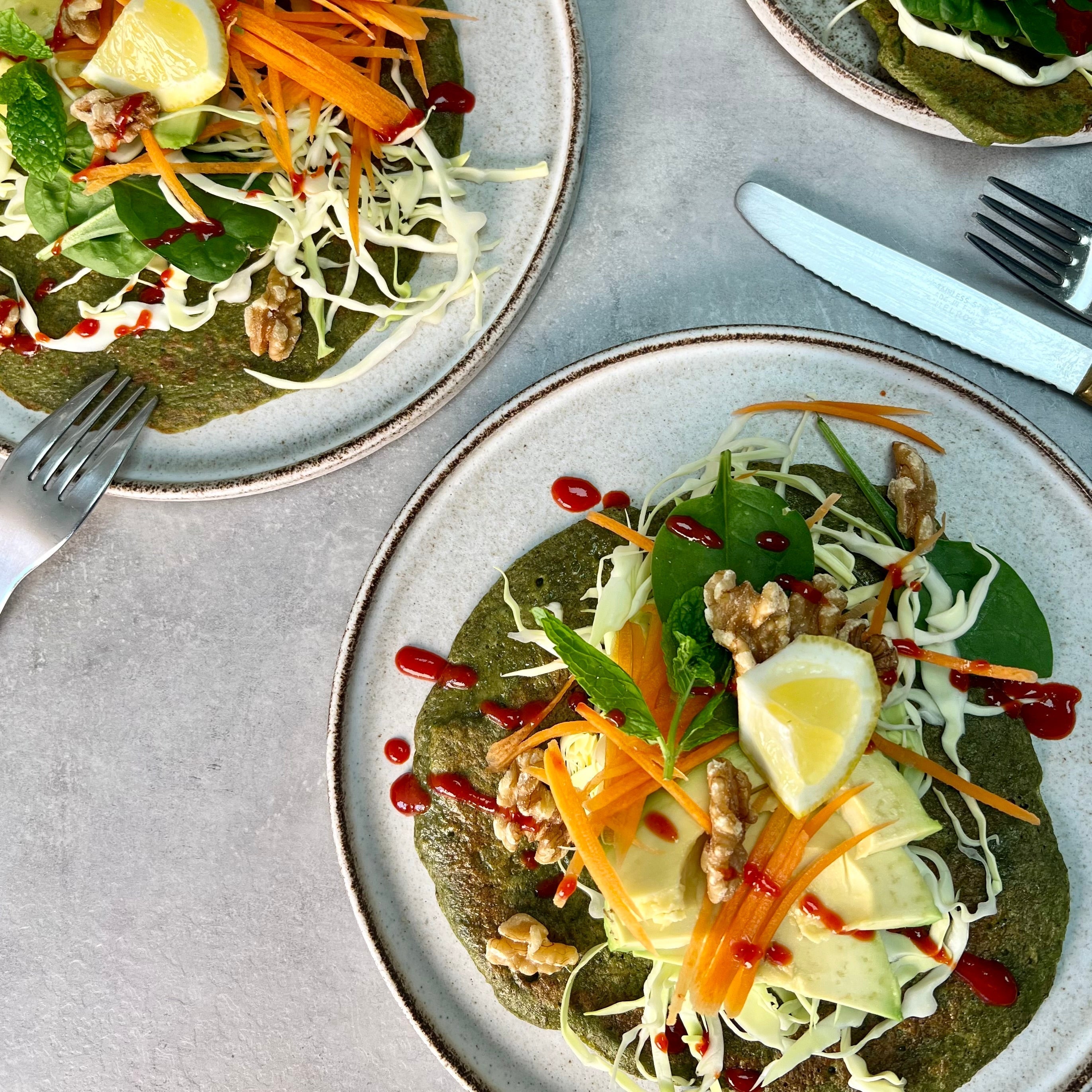 Spinatpandekager | Glutenfrie madpandekager med spinat