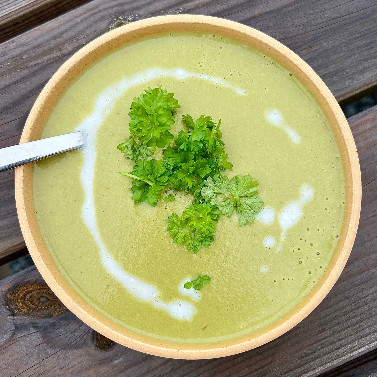 Cremet spinatsuppe | Suppe med spinat og kokosmælk