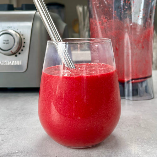 Rød smoothie | Smoothie med rødbede, citron og ingefær