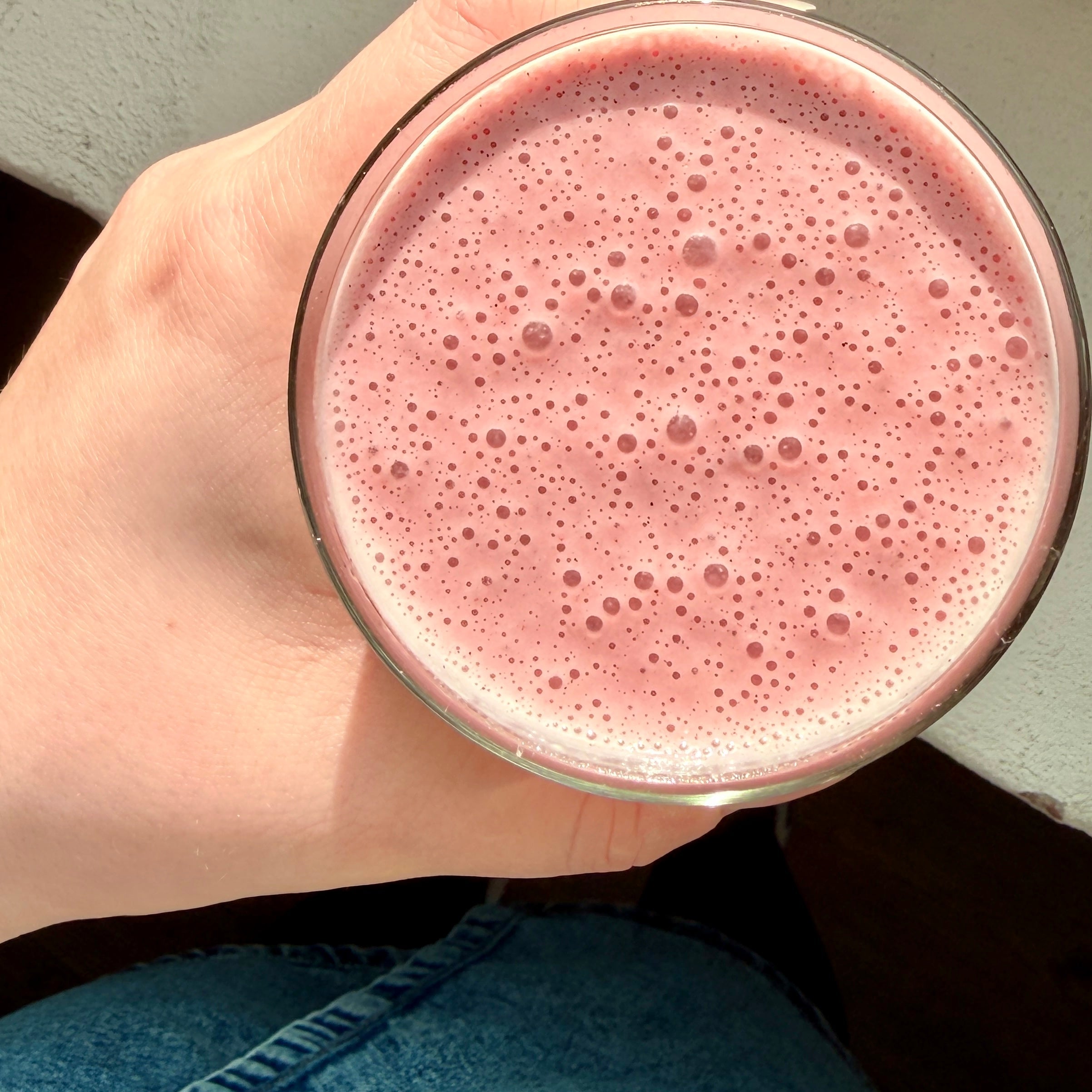 Proteinsmoothie med jordbær | Shake med protein og jordbær