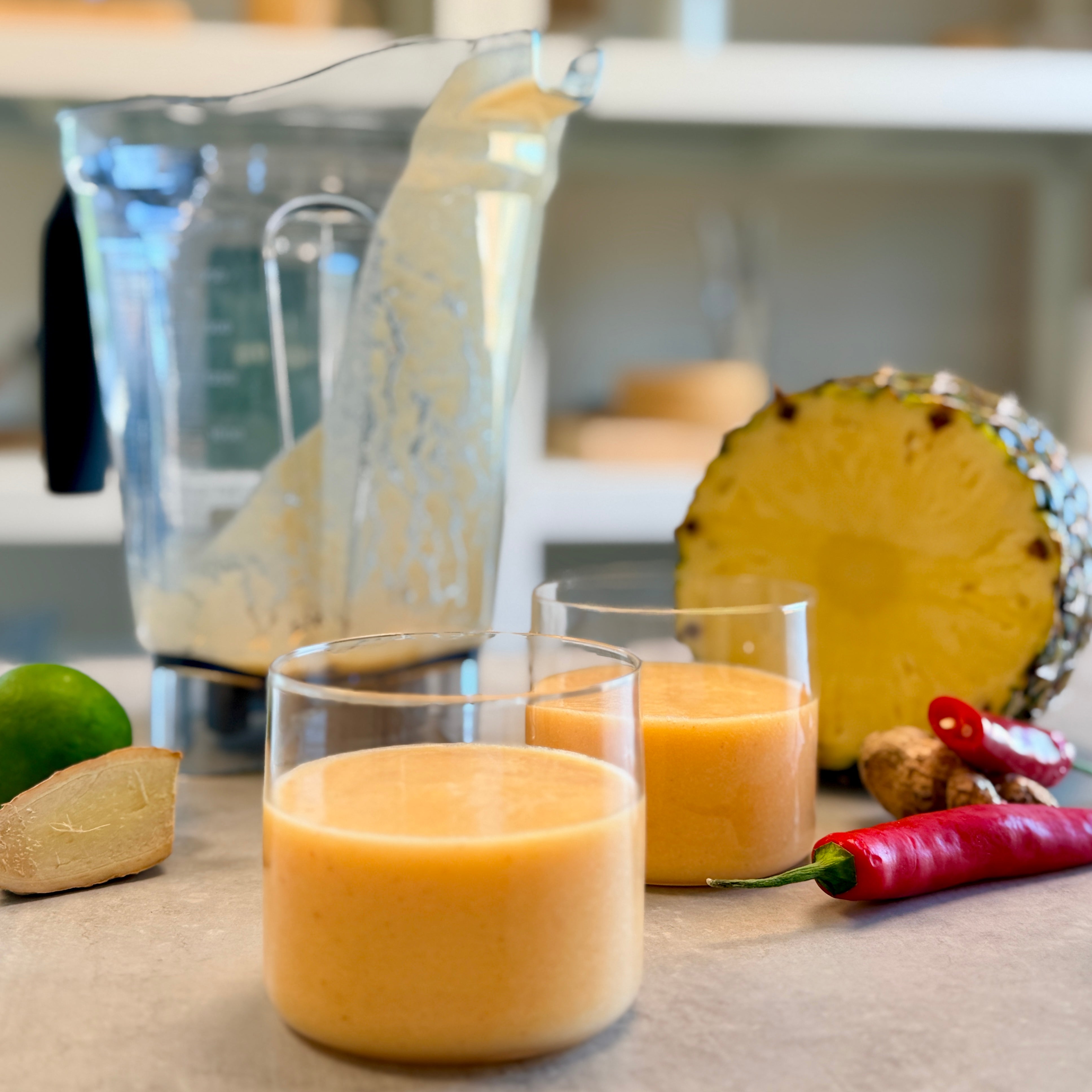 Spicy Tropical Smoothie | Smoothie med chili og mango