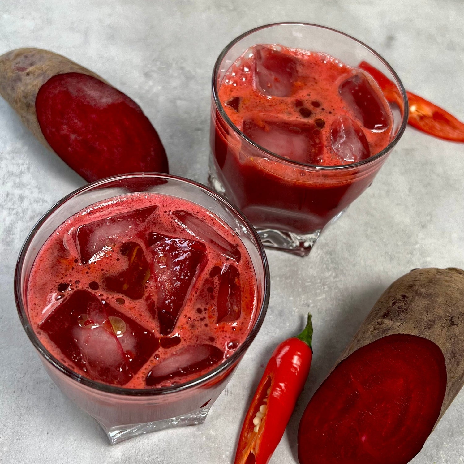 Spizy Beet | Juice med rødbede, ingefær og chili