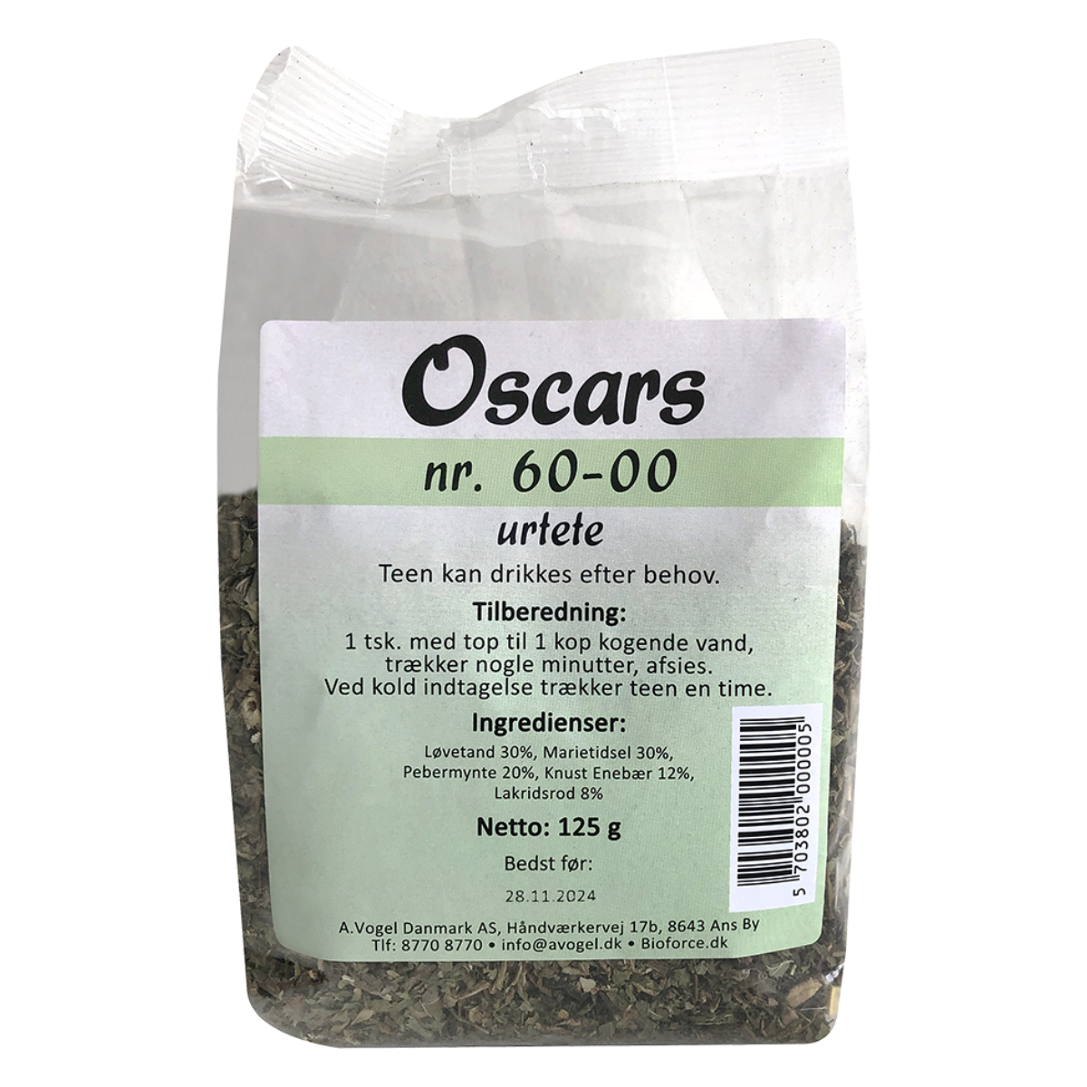 A.Vogel Oscars Urtete, 125 g