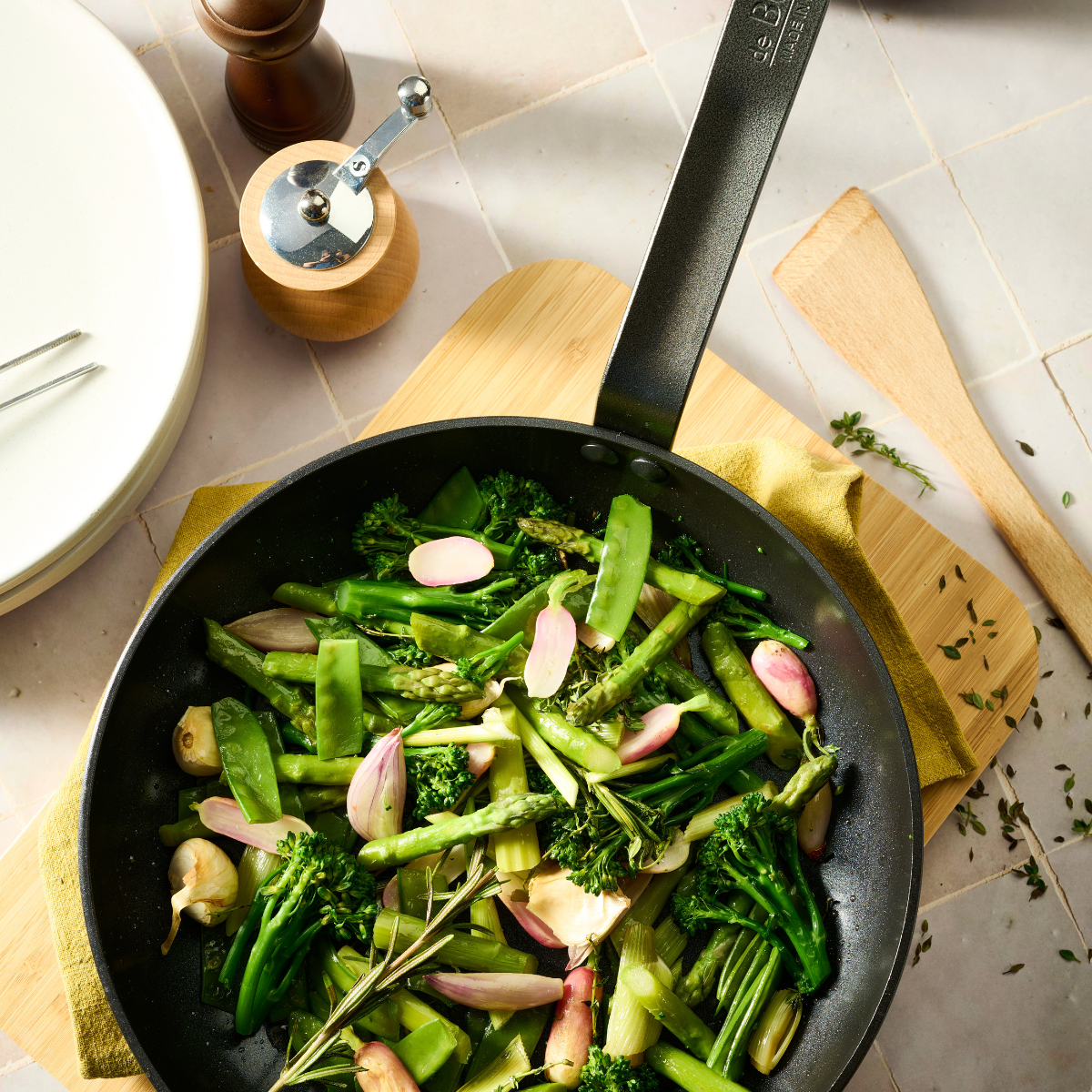 De Buyer Keramisk Pande, 28 cm