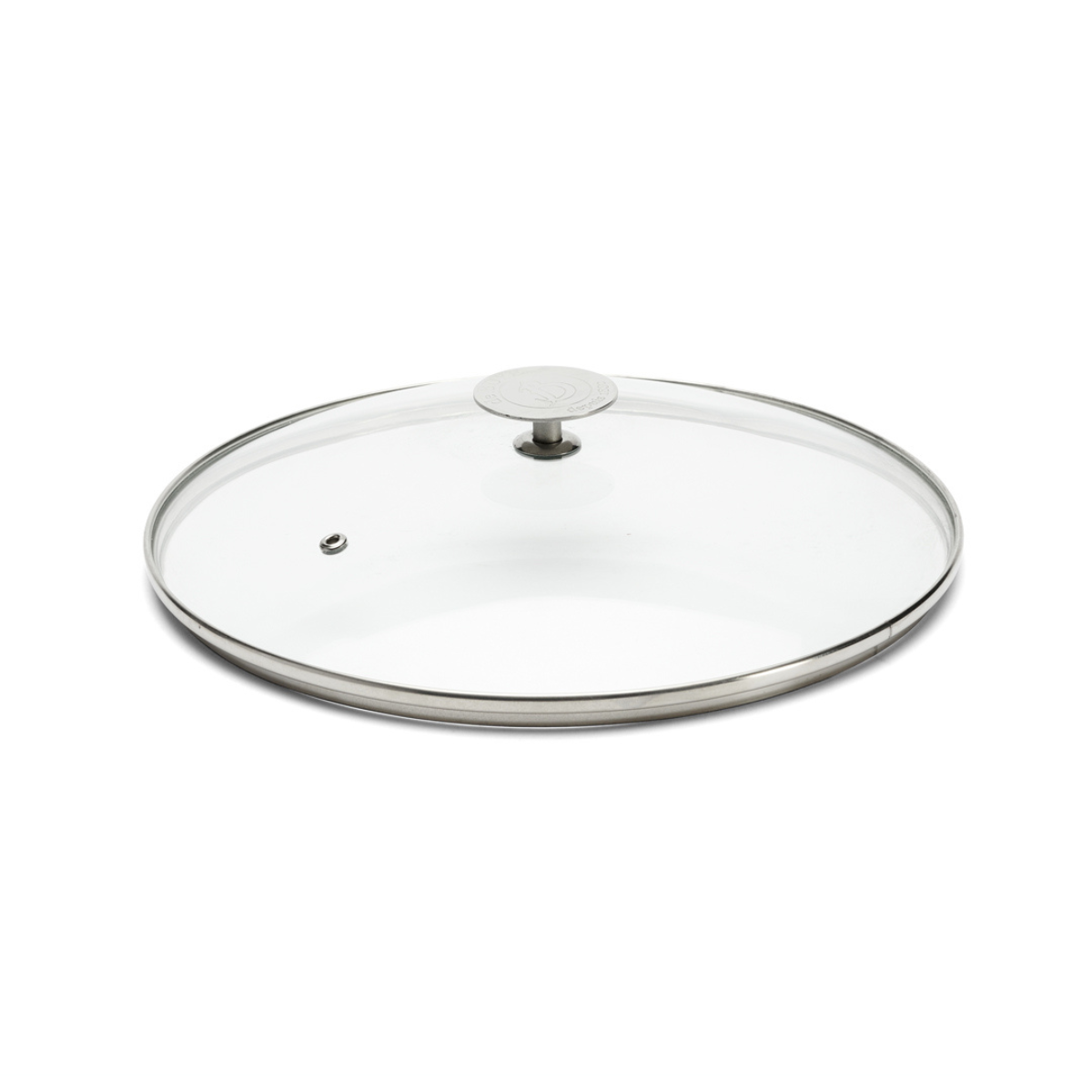De Buyer Glas Låg med Rustfrit Stål Knob, 28 cm