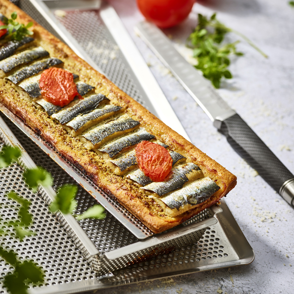 De Buyer Perforeret Tærteform, Rektangulær