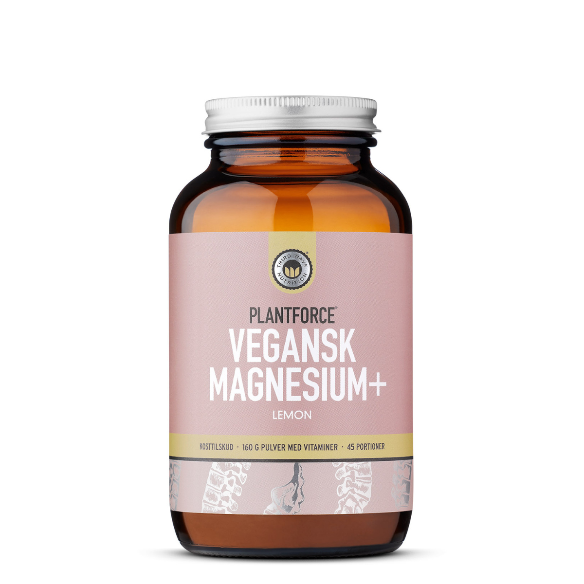 Plantforce veganske magnesium+ Lemon, 160 g