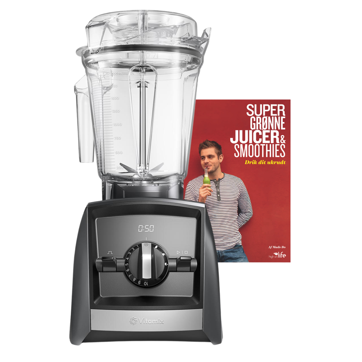 Vitamix Ascent A2500i, Grå - inkl. gratis bog