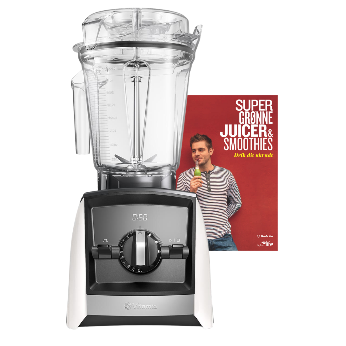 Vitamix Ascent A2500i, Hvid - inkl. gratis bog