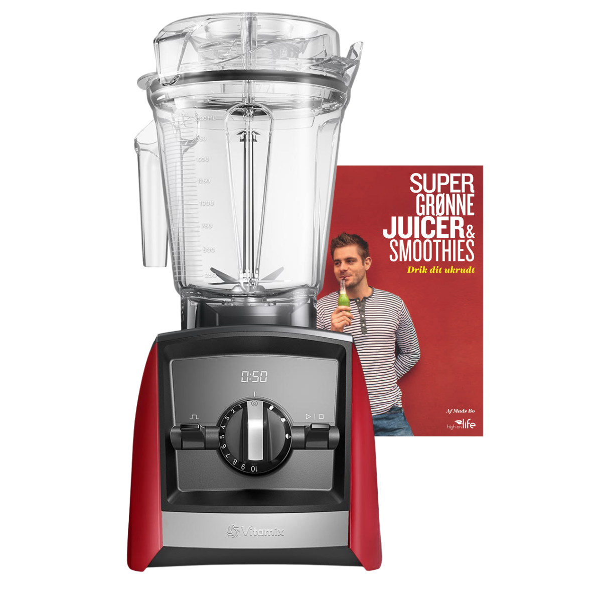 Vitamix Ascent A2500i, Rød - inkl. gratis bog