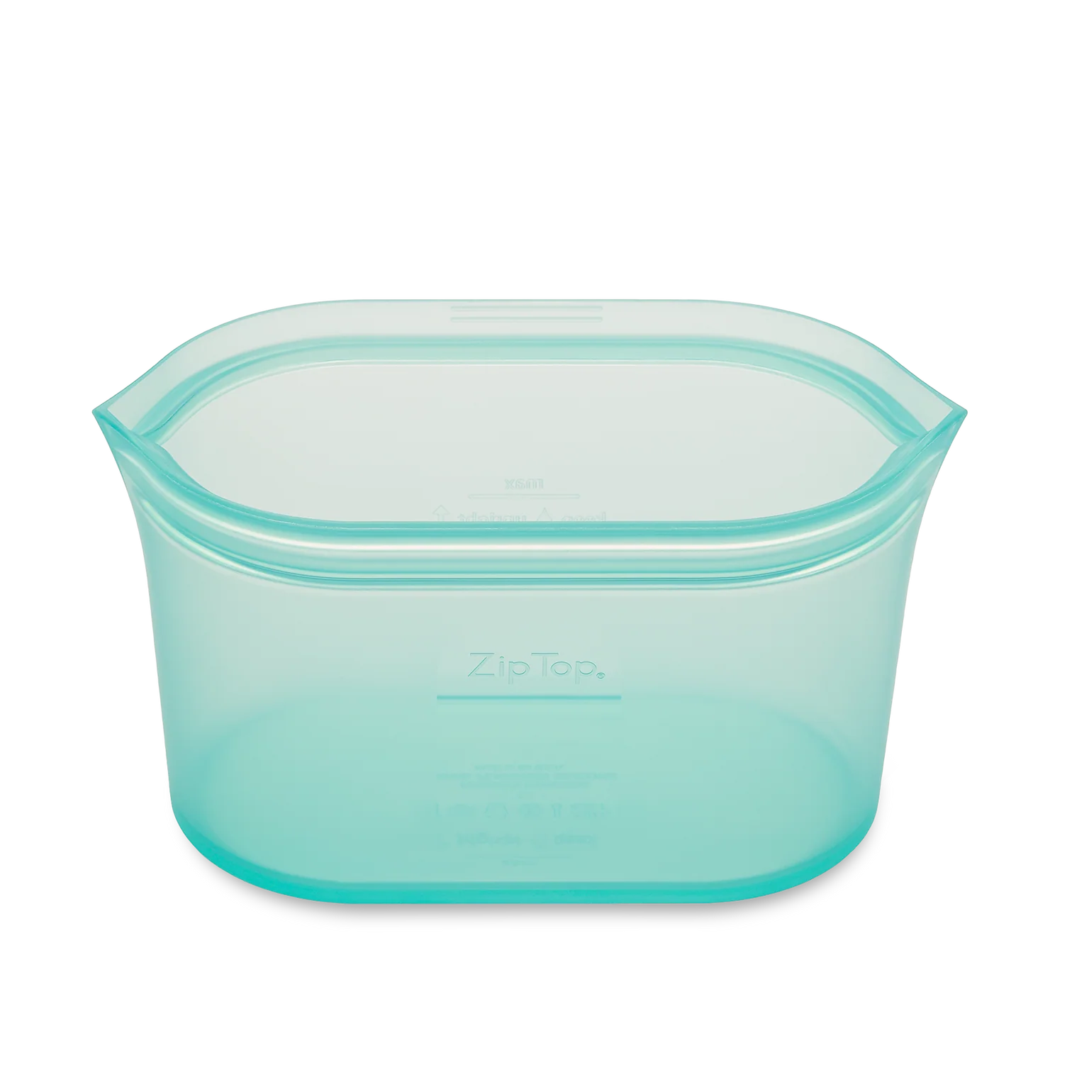 Zip Top Stor Beholder, Blågrøn