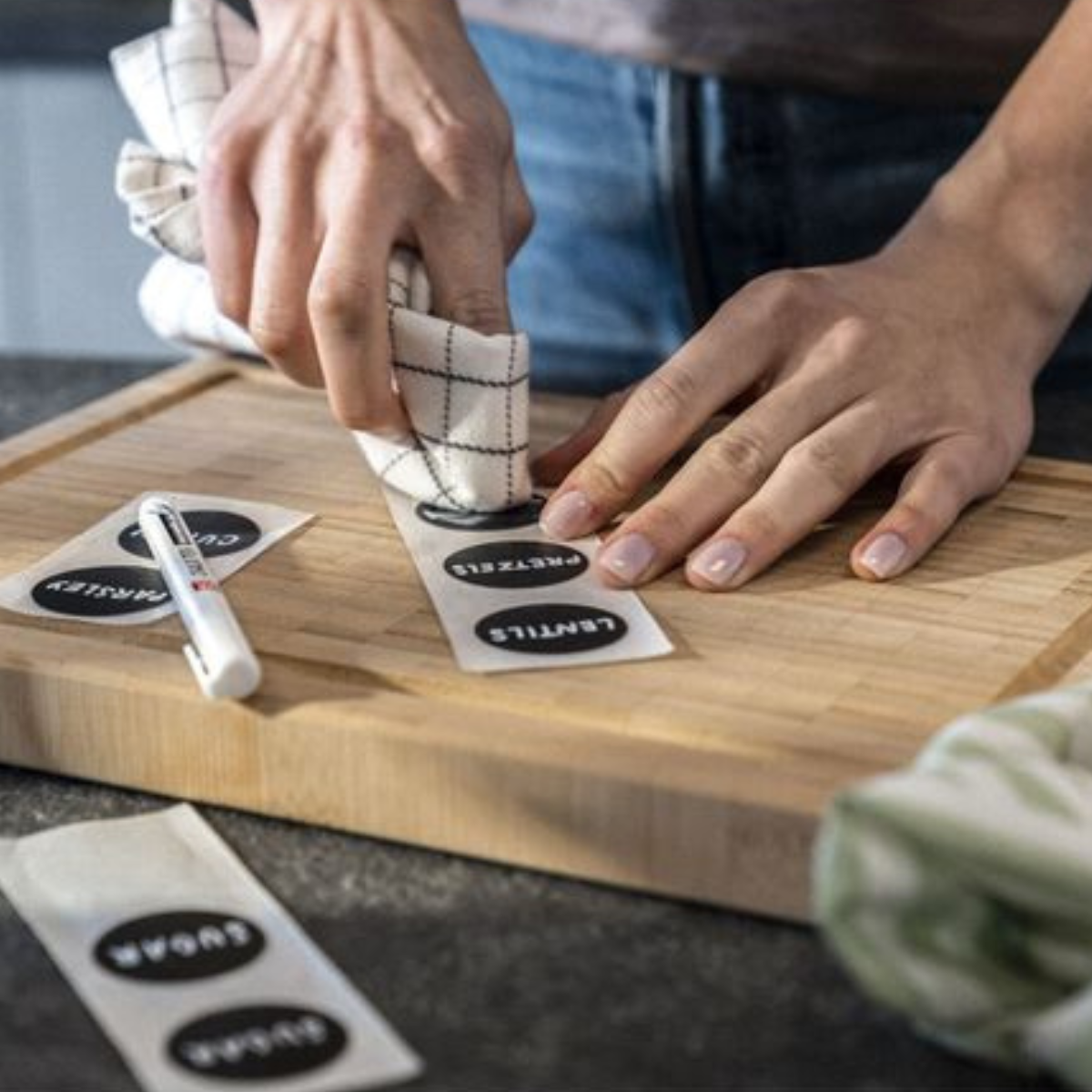 Zwilling CUBE Etiketter og kridtpen, 11 dele