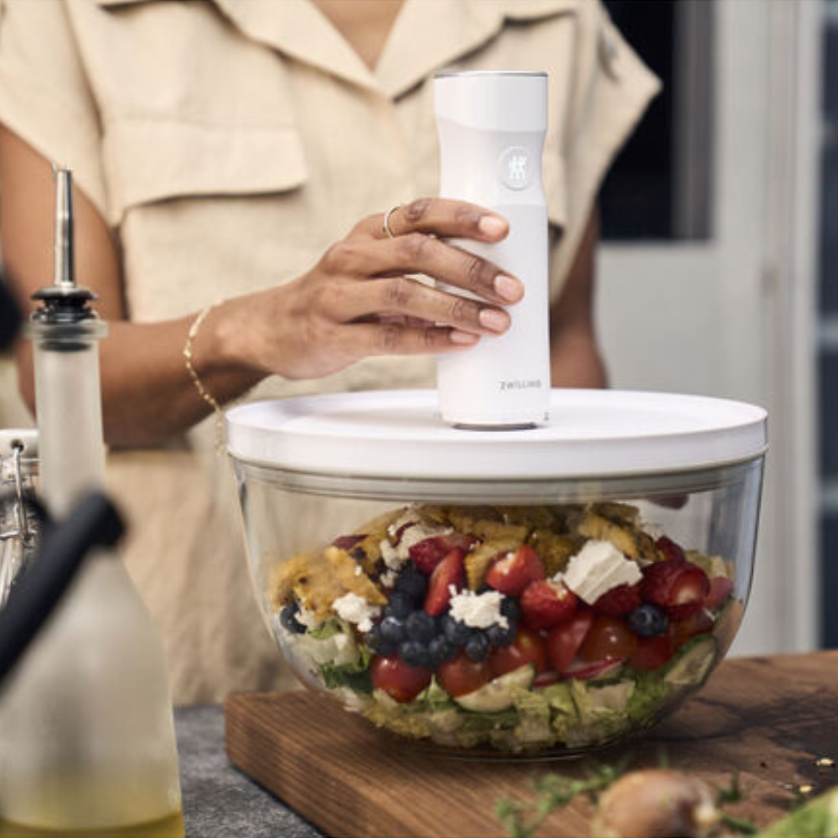Zwilling Vakuumskål Glas, Large