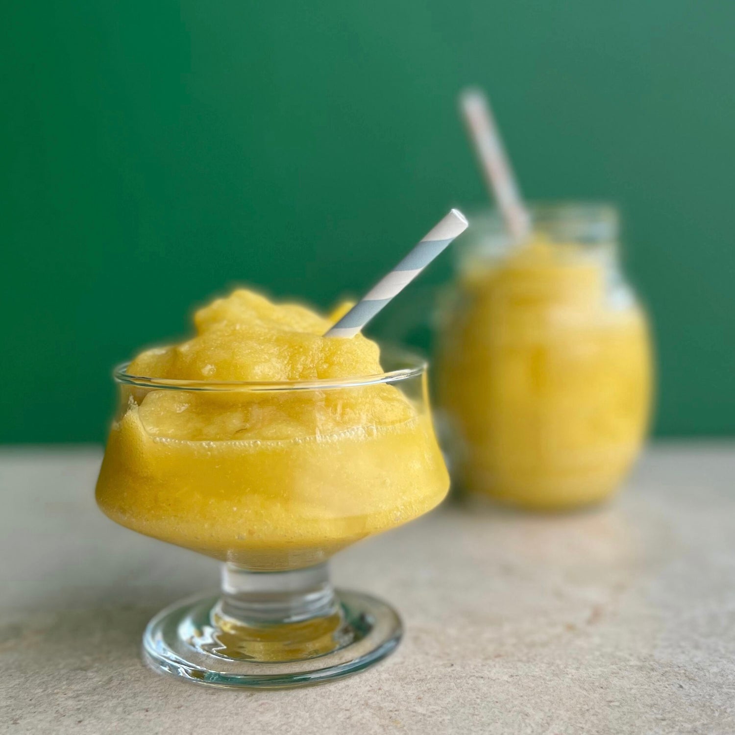 Appelsin slush ice | Slush ice med appelsin og vindruer