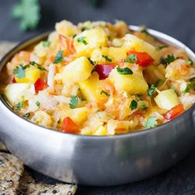 Ananas Salsa | Salsa med ananas, peberfrugt og jalapeño