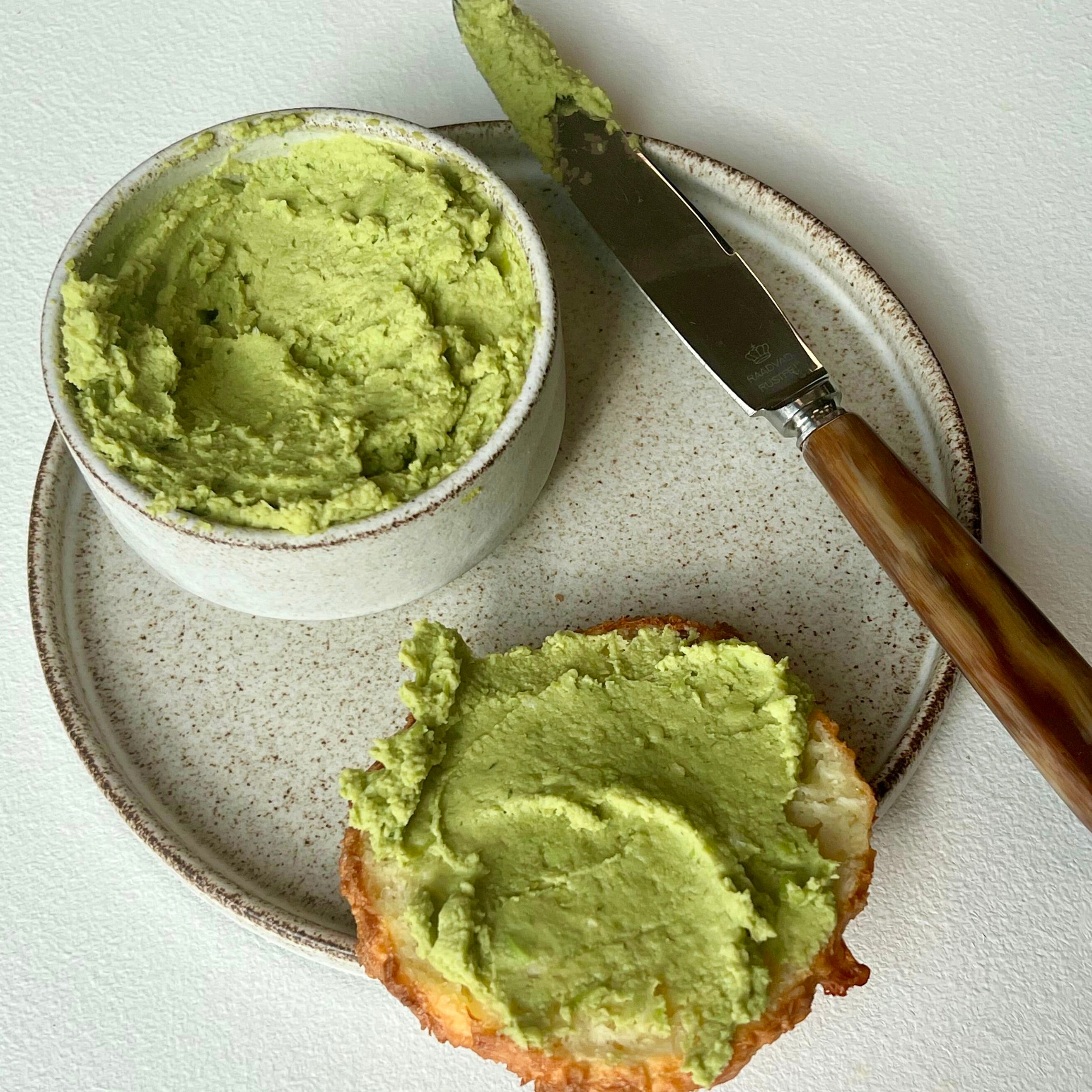 Edamame spread | Edamame dip med mynte