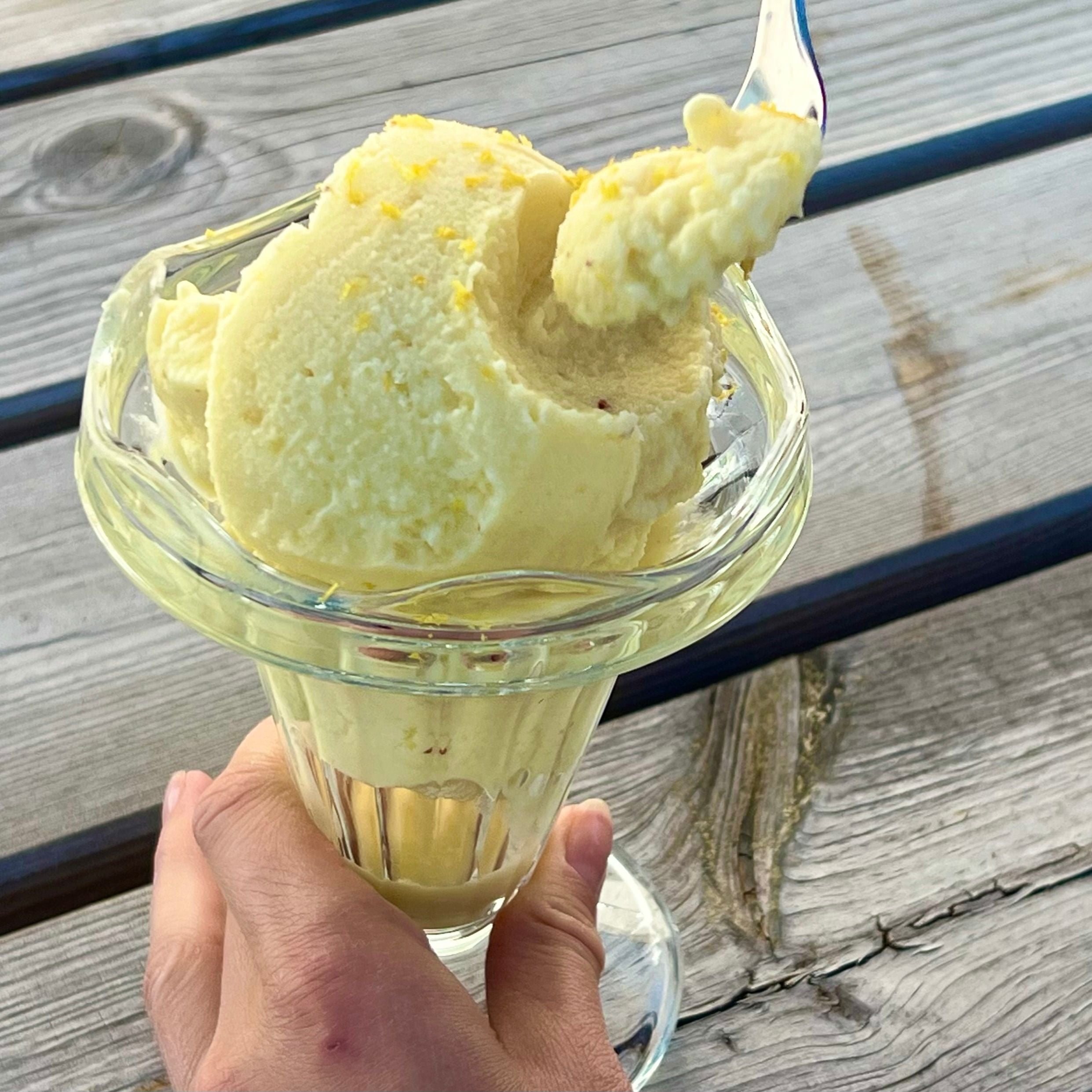 Ananas sorbet | Sorbet med ananas og kokosmælk