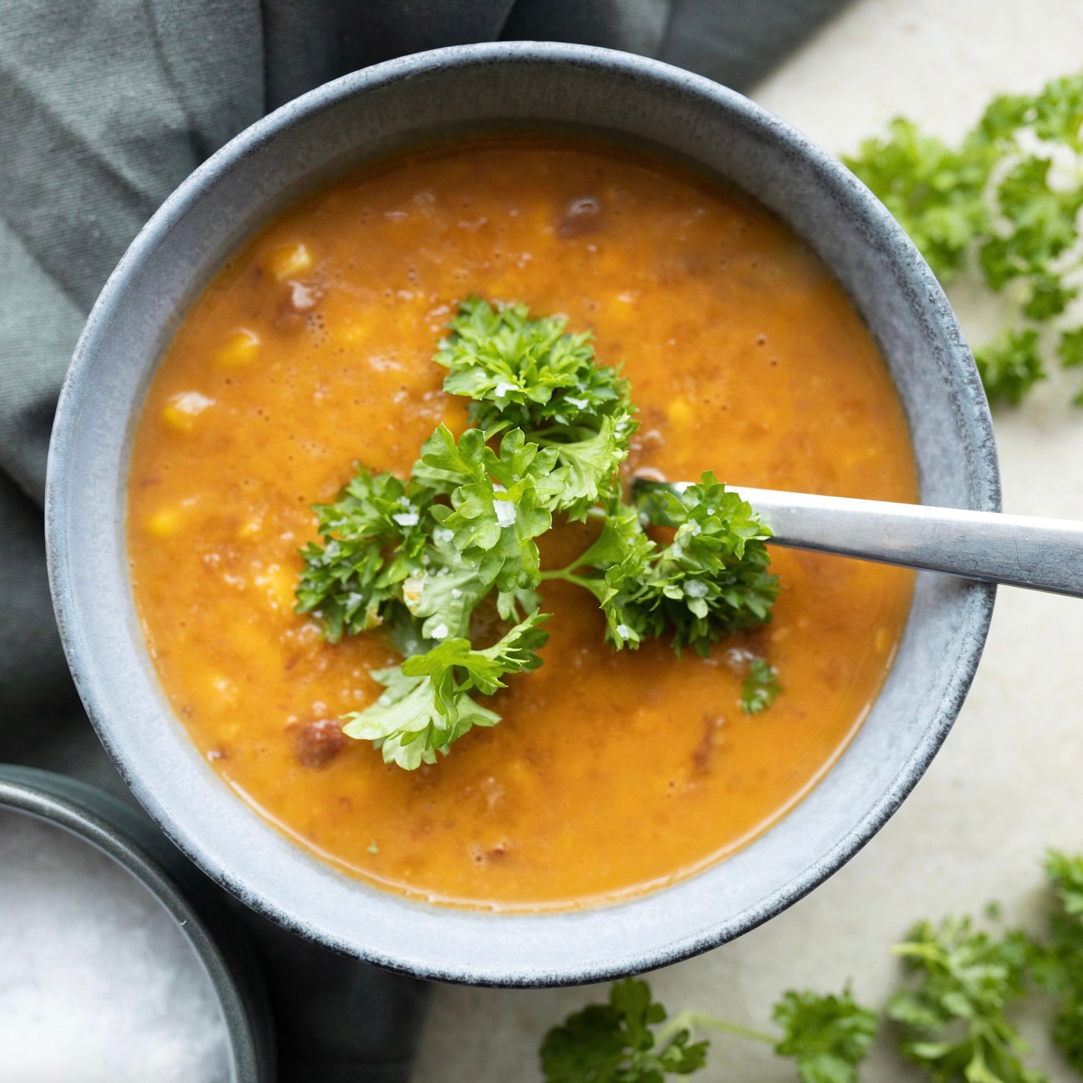 Minestrone suppe | Minestronesuppe med kidneybønner