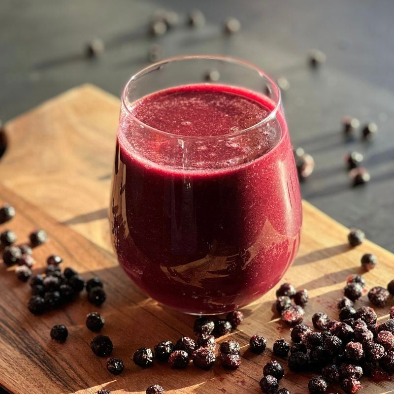 Blueberry banana | Smoothie med blåbær & blomkål