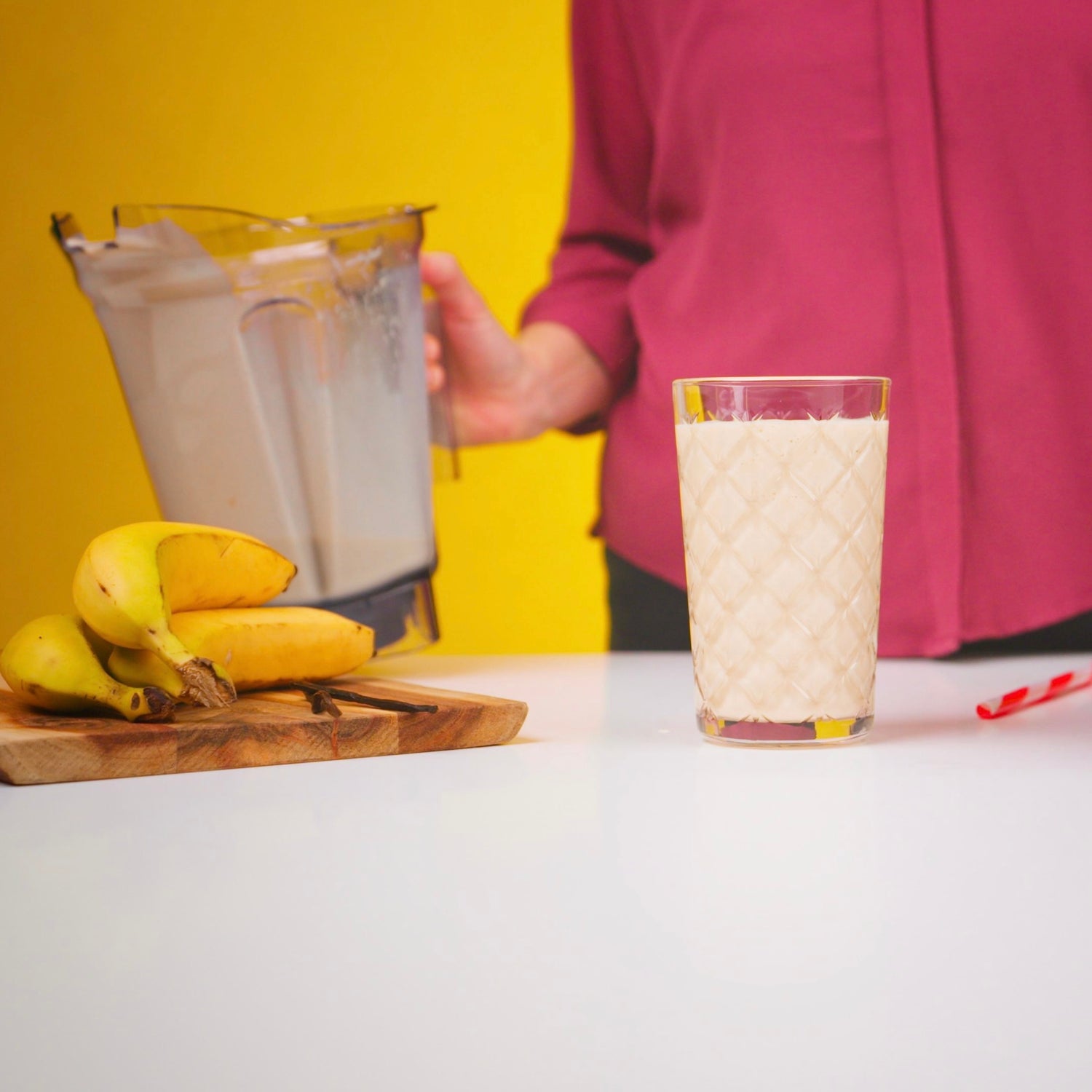 Vanilje shake | Milkshake med vanilje og peanutbutter