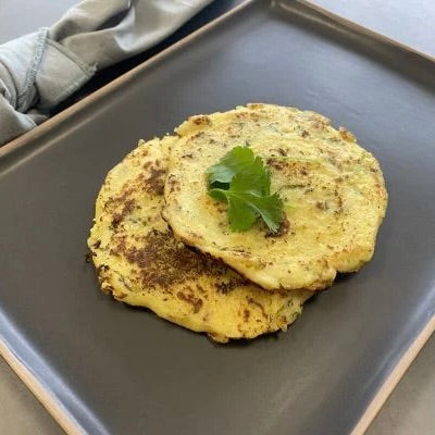 Kartoffelpandekager med citron og koriander | Pandekager med kartofler, citron og koriander