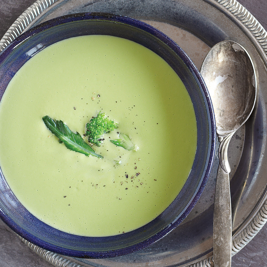 Grøntsagssuppe | Suppe med broccoli, kartofler og porre