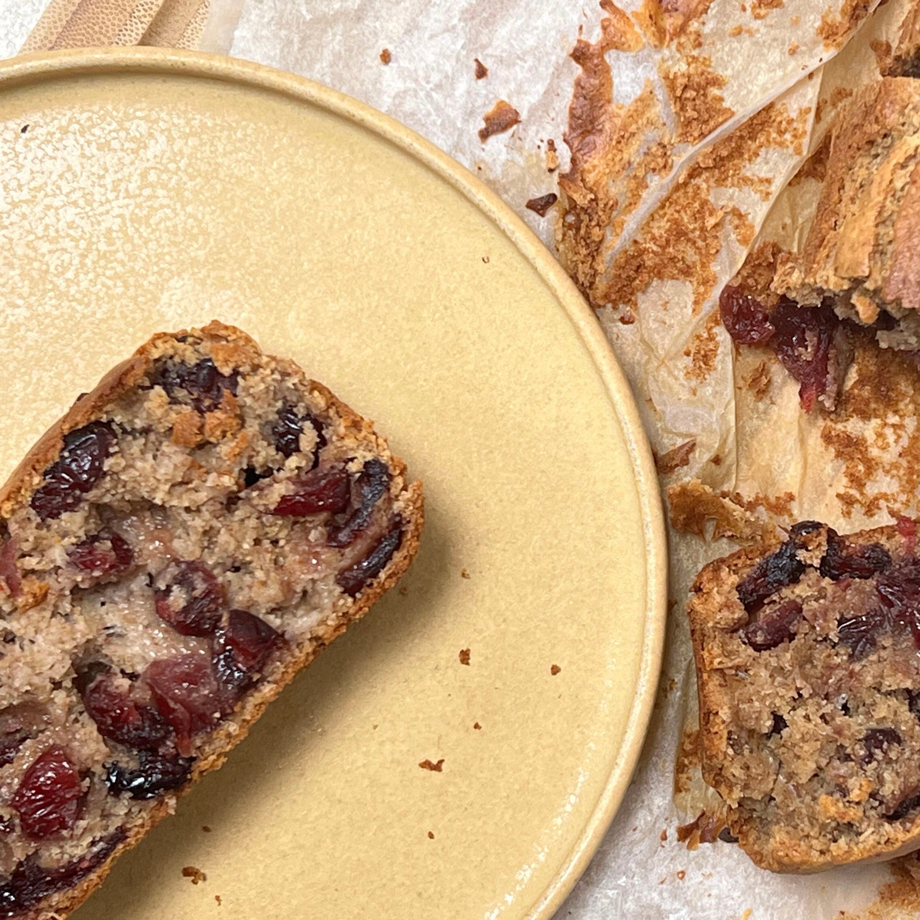 Tranebærbrød | Glutenfrit brød med tranebær