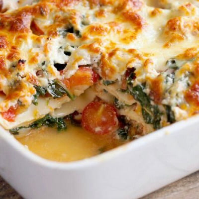 Lækker lasagne - med affald | Lasagne med gulerødder, squash og selleri
