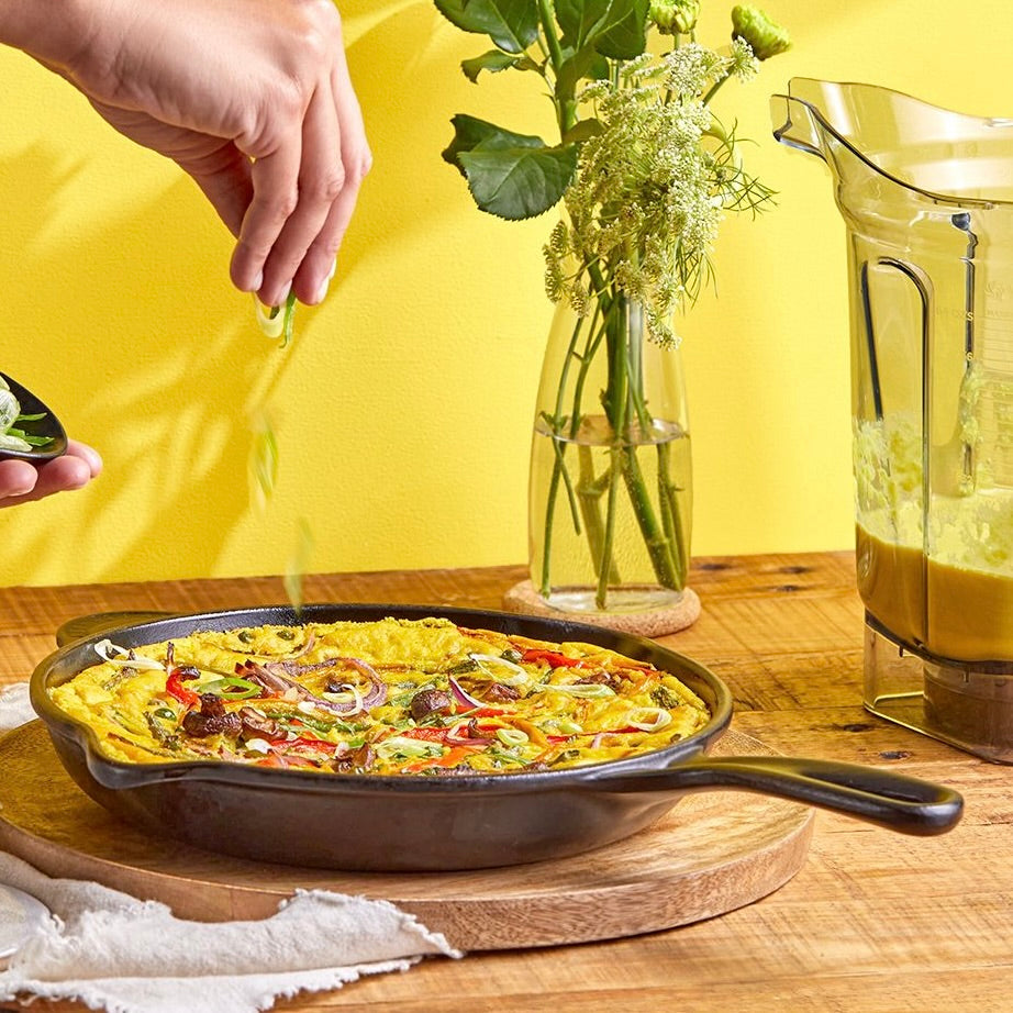 Vegansk grøntsags frittata