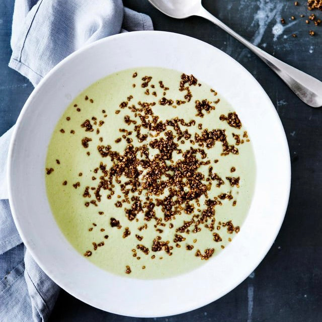 Broccoli-cashewsuppe | Broccolisuppe med cashewnødder