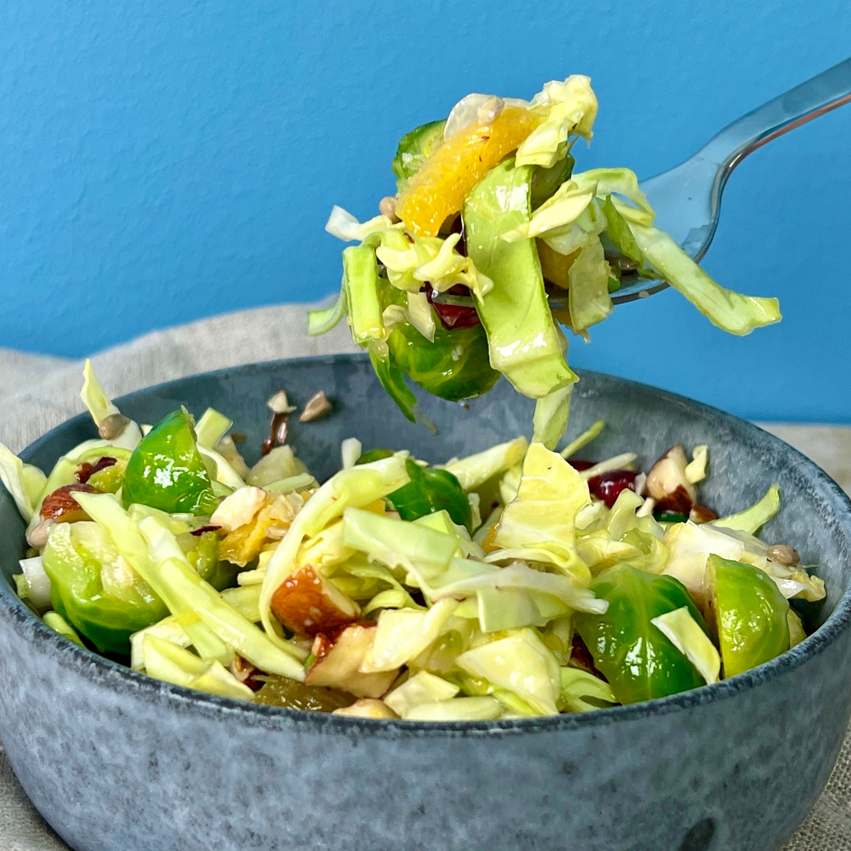 Rosenkål salat | Salat med rosenkål og appelsin