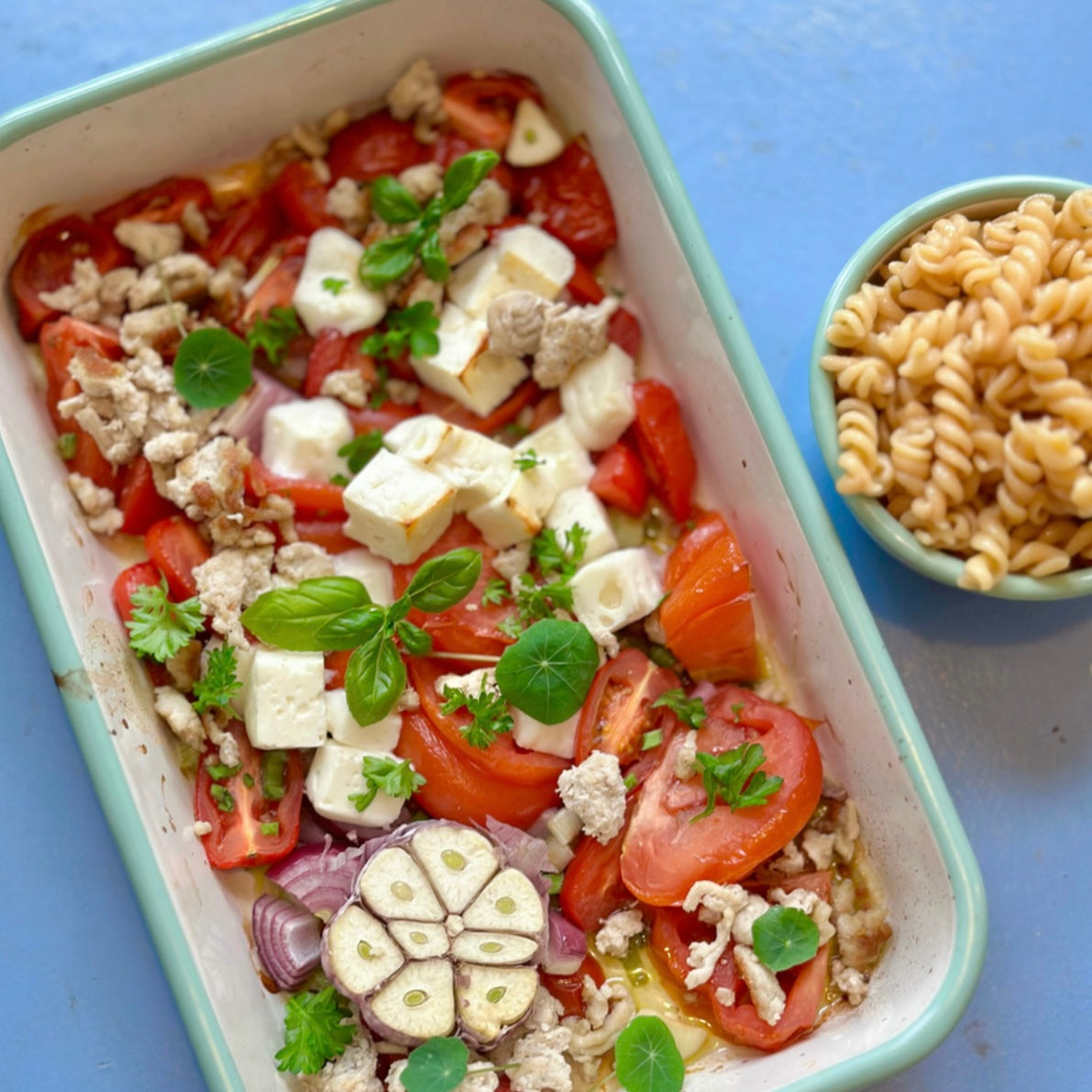 One Pot Linsepasta | Rød, glutenfri pastaret