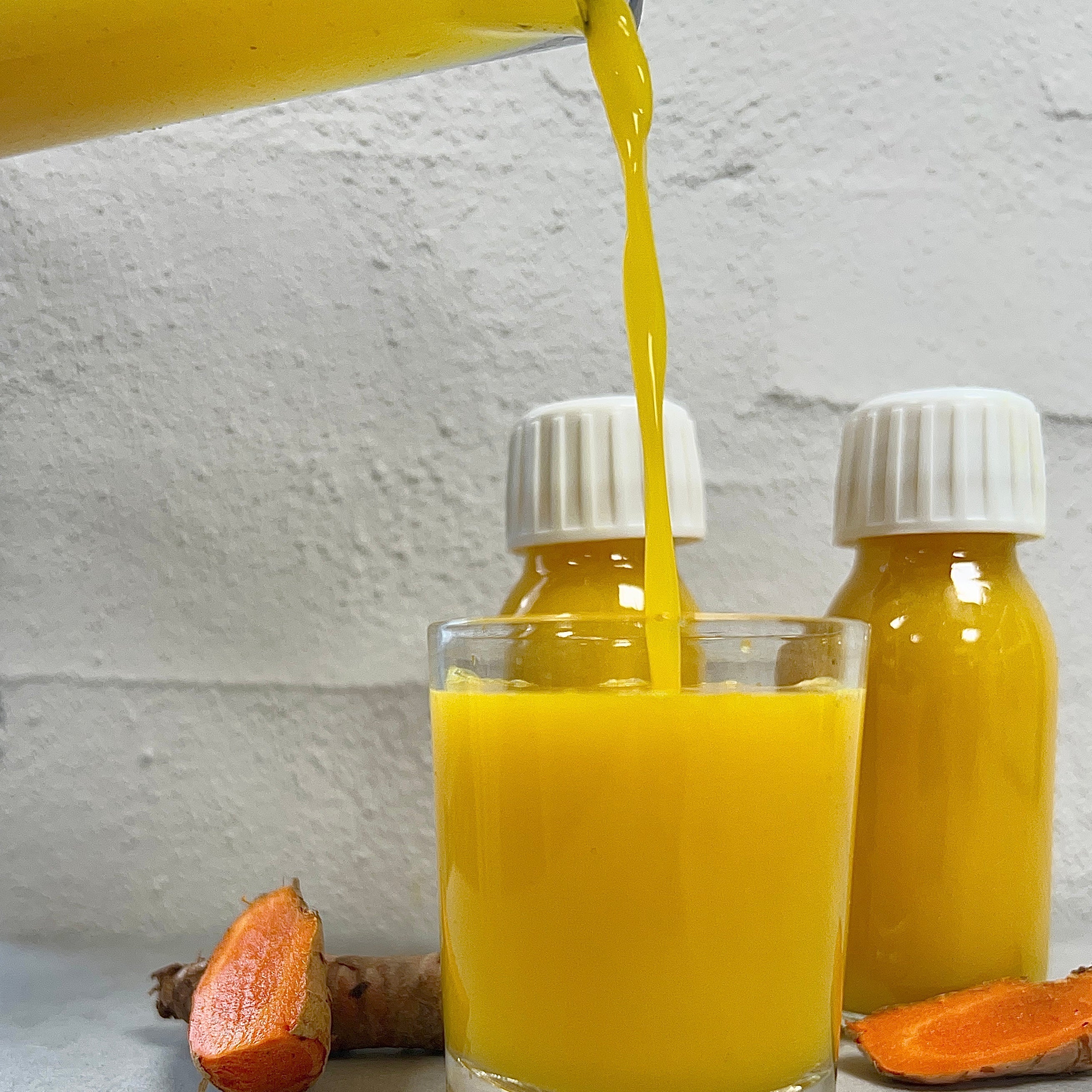 Påske Shot | Shot med ingefær og gurkemeje