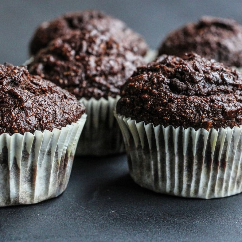 Glutenfri chokolademuffins | Muffins med sød kartoffel