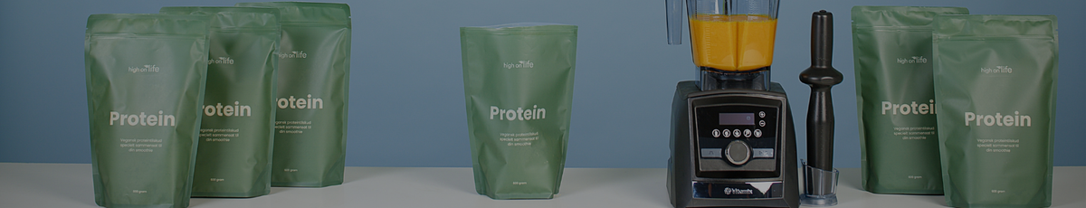 Vegansk økologisk proteinpulver
