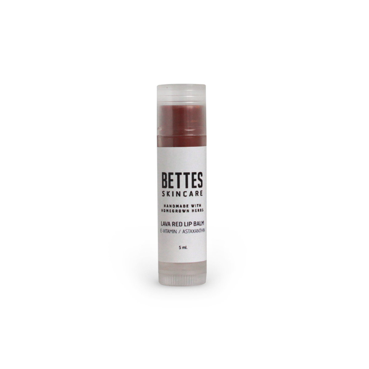 Bettes Lava Red Lip Balm