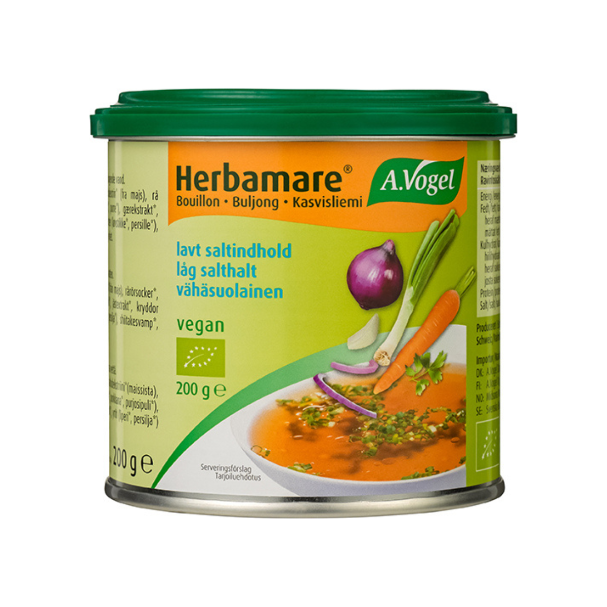 A.Vogel Herbamare ØKO Bouillon Lavt Saltindhold, 200 g