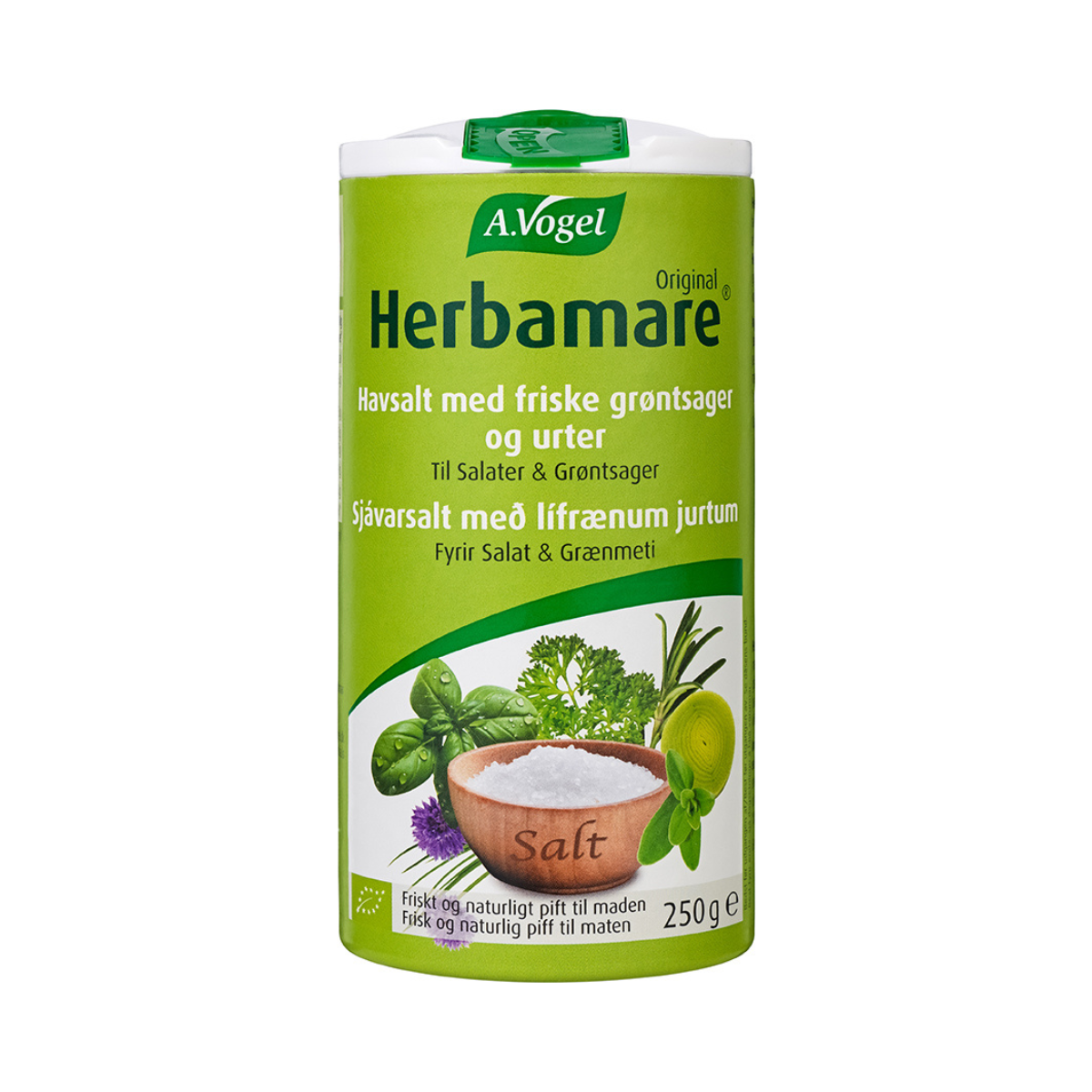 A.Vogel Herbamare ØKO Urtesalt Grøn, 250 g