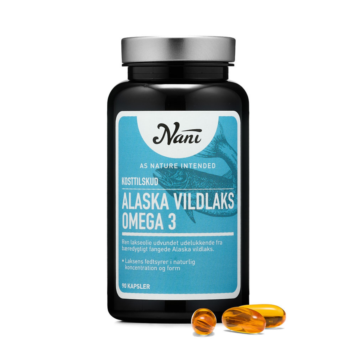 Nani Alaska Vildlaks Omega 3, 90 stk.