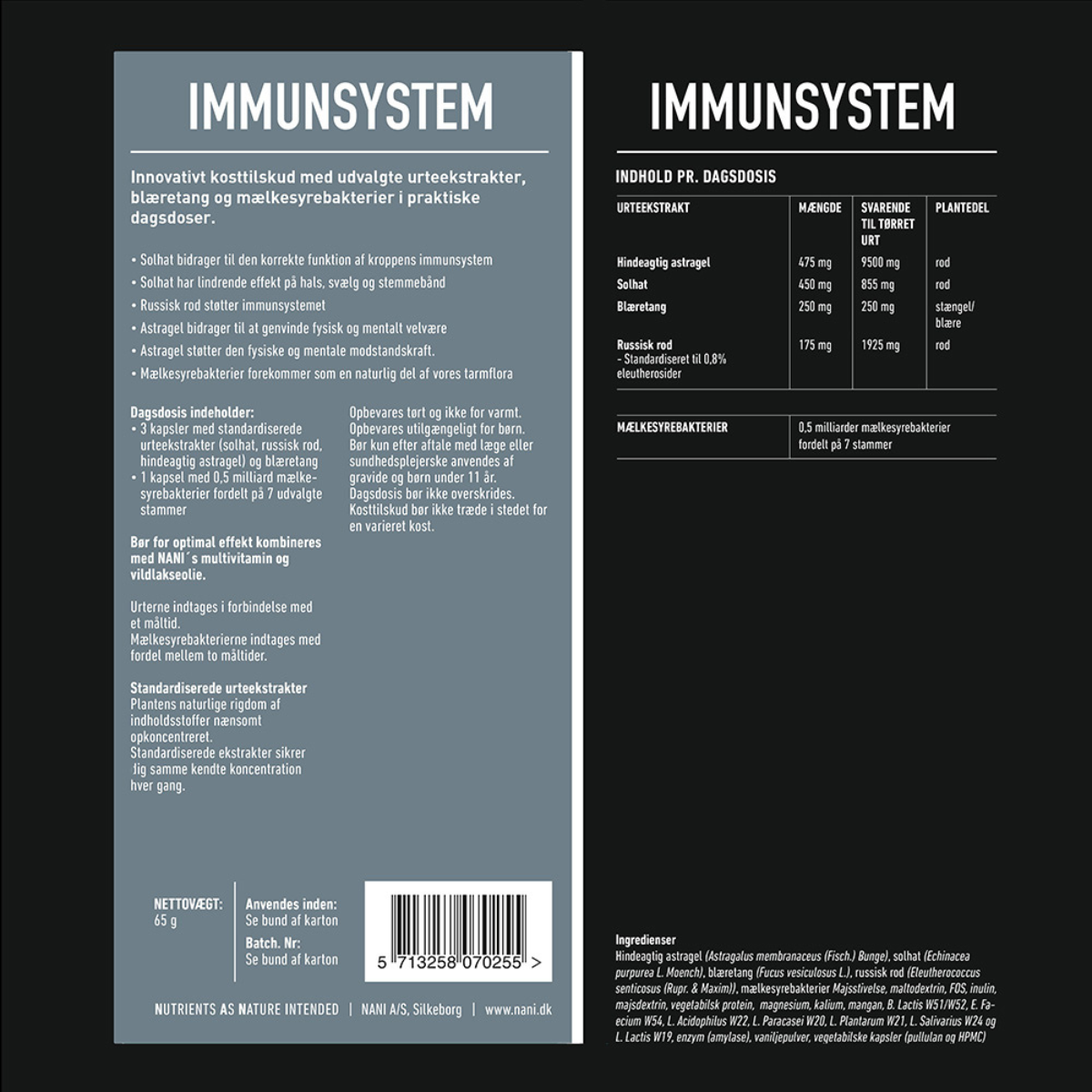 Nani Kurpakke Immunsystem, 30 stk.