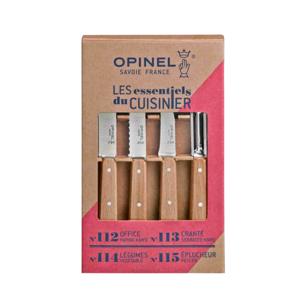 Opinel Les Essentials Urteknivssæt, Bøg