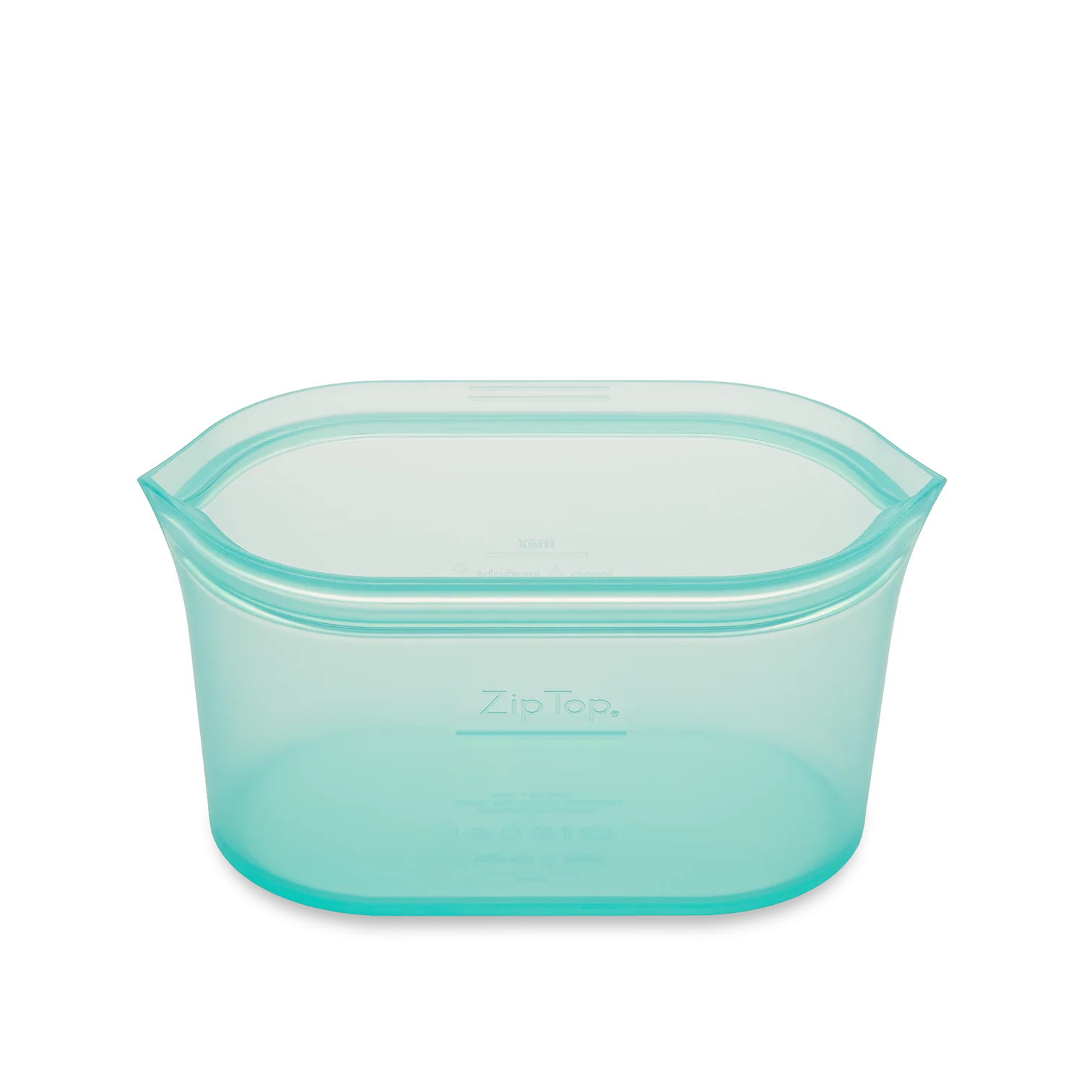 Zip Top Medium Beholder, Blågrøn